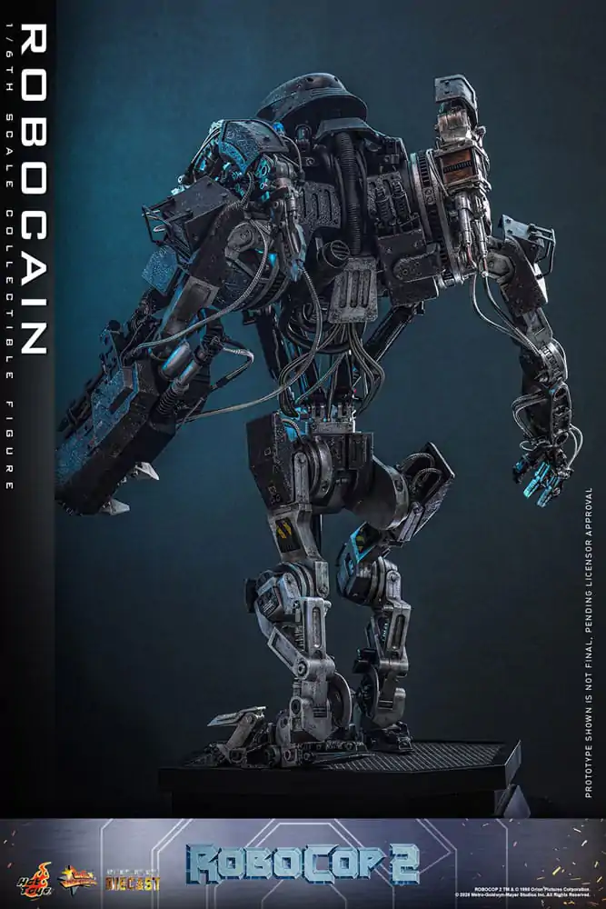 RoboCop 2 Movie Masterpiece Diecast 1/6 RoboCain akciófigura 40 cm termékfotó