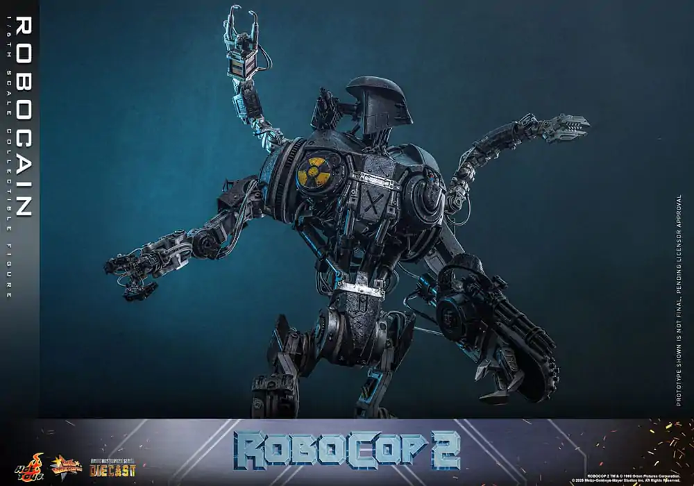 RoboCop 2 Movie Masterpiece Diecast 1/6 RoboCain akciófigura 40 cm termékfotó