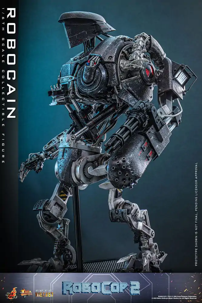 RoboCop 2 Movie Masterpiece Diecast 1/6 RoboCain akciófigura 40 cm termékfotó