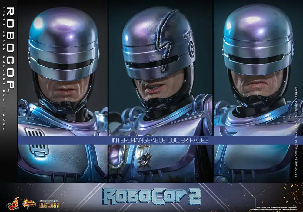 RoboCop 2 Movie Masterpiece Diecast 1/6 RoboCop akciófigura 30 cm termékfotó