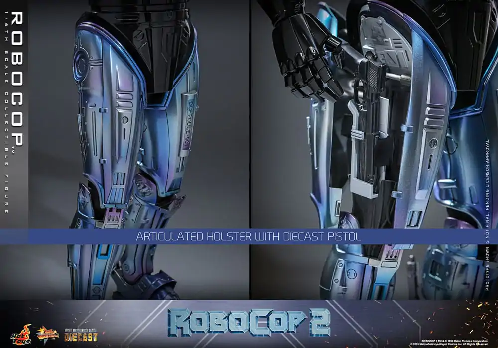 RoboCop 2 Movie Masterpiece Diecast 1/6 RoboCop akciófigura 30 cm termékfotó