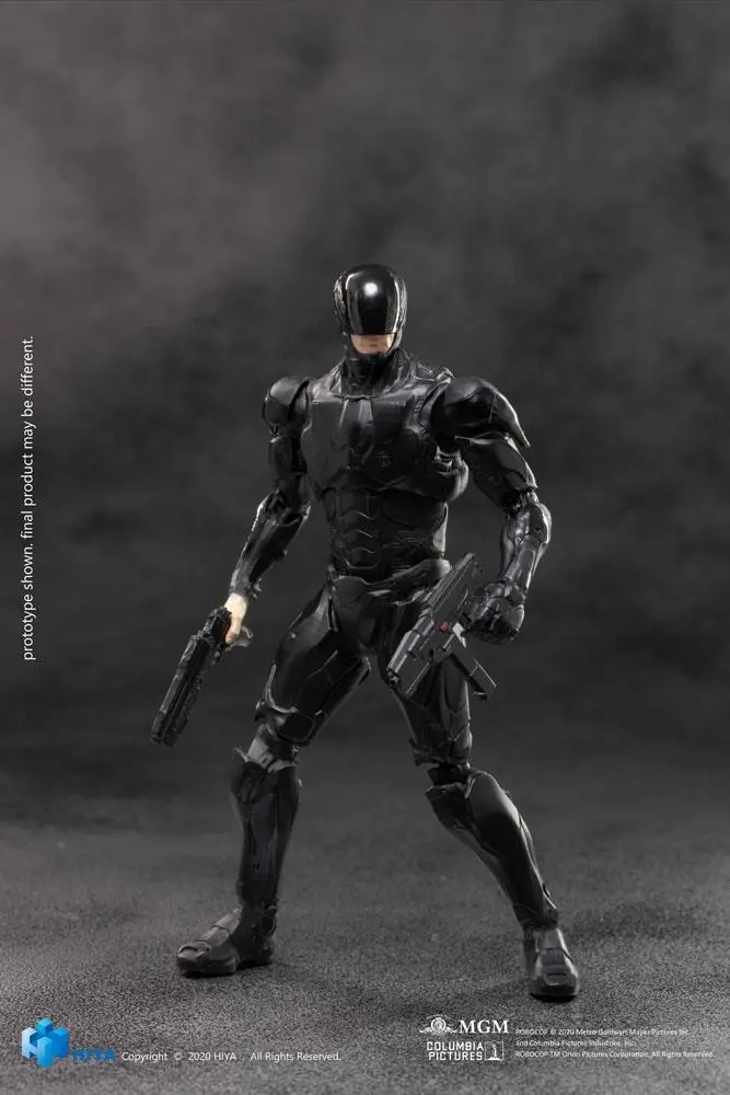 Robocop 2014 Exquisite  1/18 Robocop Black Mini akciófigura 10 cm termékfotó