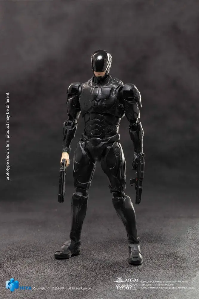 Robocop 2014 Exquisite  1/18 Robocop Black Mini akciófigura 10 cm termékfotó