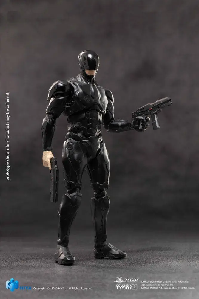Robocop 2014 Exquisite  1/18 Robocop Black Mini akciófigura 10 cm termékfotó
