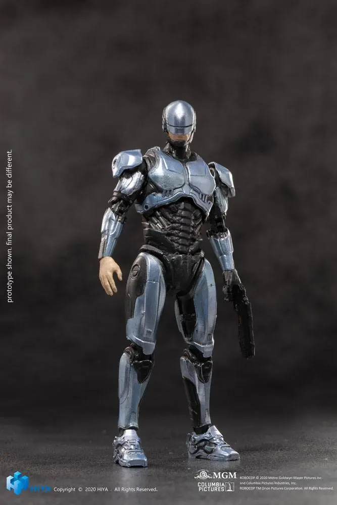Robocop 2014 Exquisite 1/18 Robocop Silver Mini akciófigura 10 cm termékfotó