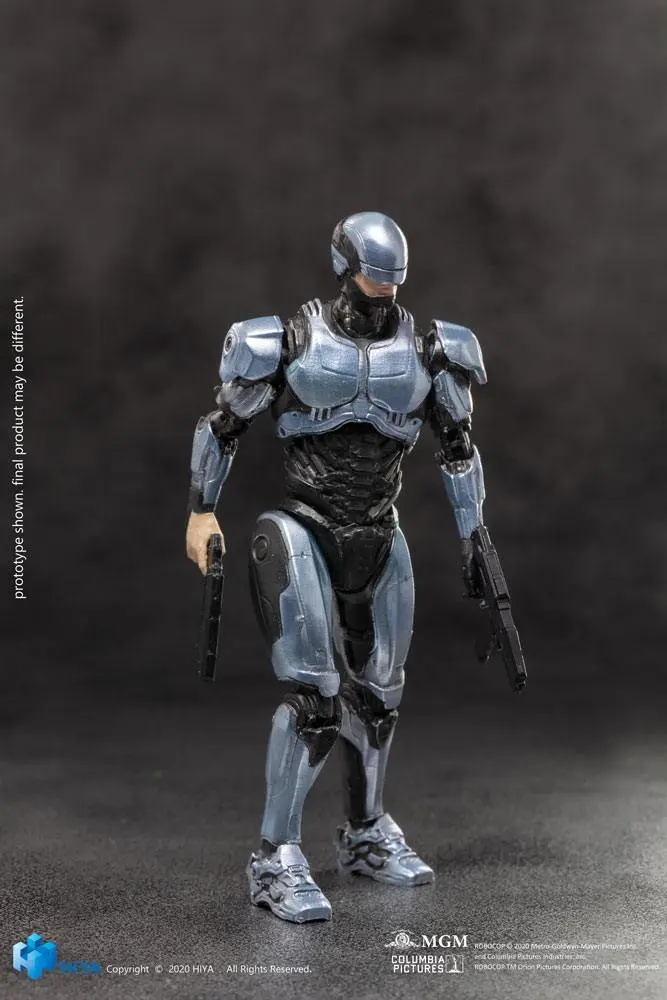 Robocop 2014 Exquisite 1/18 Robocop Silver Mini akciófigura 10 cm termékfotó