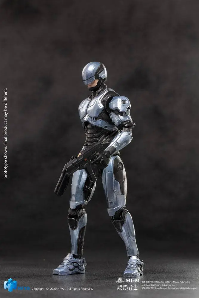Robocop 2014 Exquisite 1/18 Robocop Silver Mini akciófigura 10 cm termékfotó
