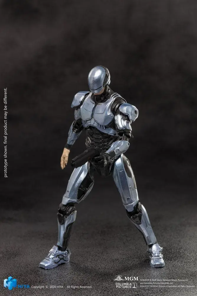 Robocop 2014 Exquisite 1/18 Robocop Silver Mini akciófigura 10 cm termékfotó