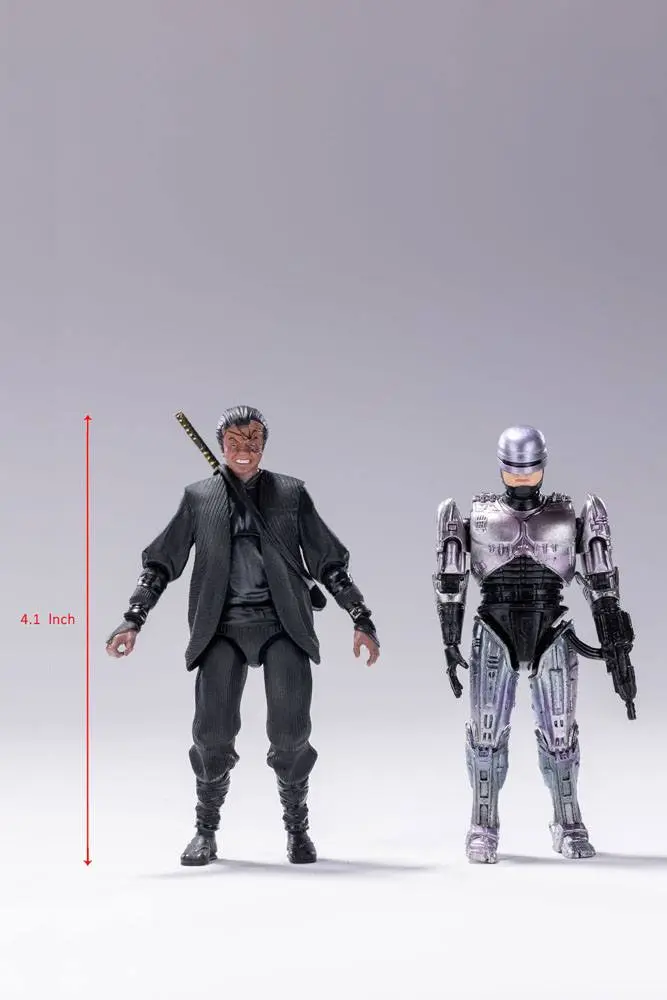 Robocop 3 1/18 Robocop VS Otomo akciófigurák 10 cm termékfotó