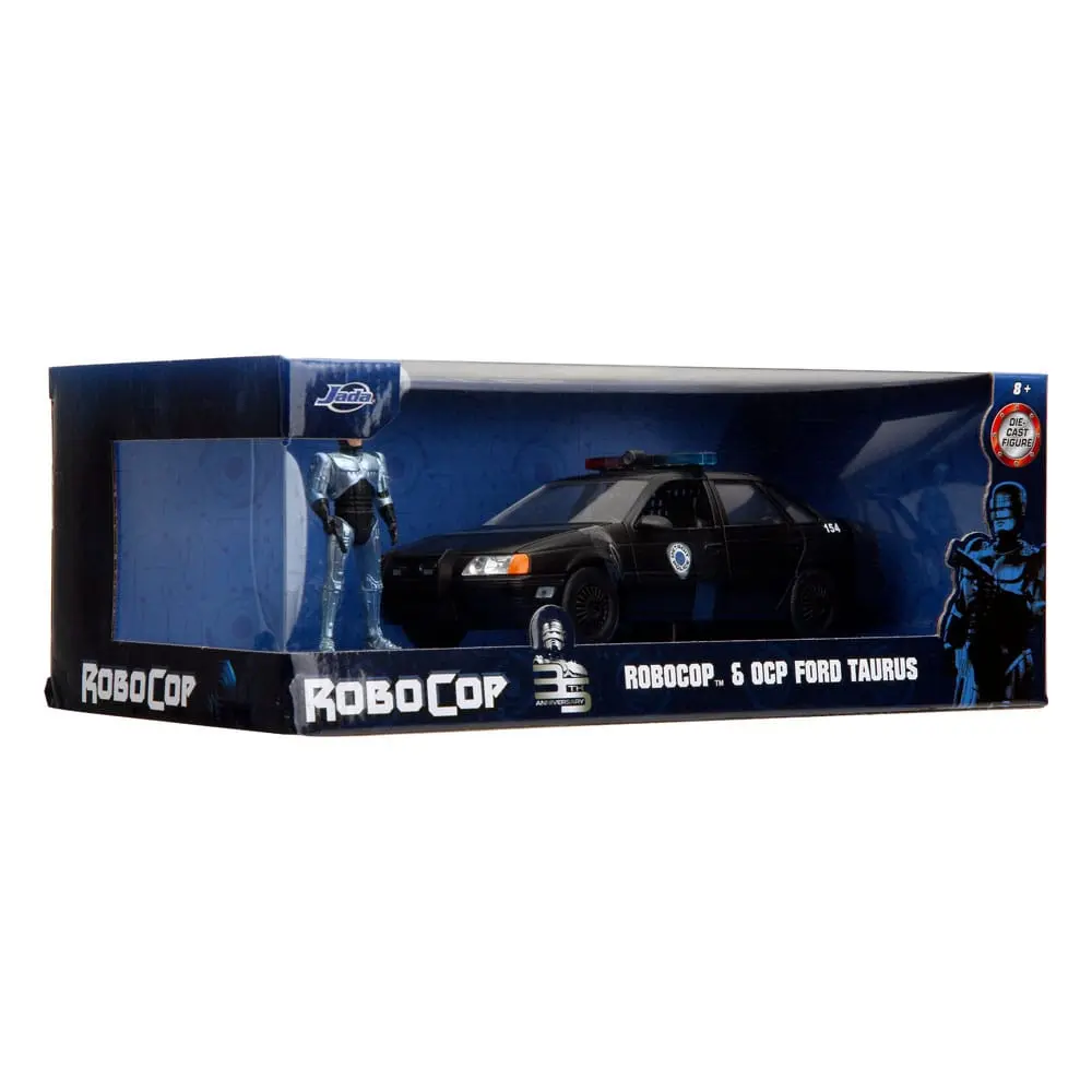 Robocop Hollywood Rides Diecast Model 1/24 1986 Ford Taurus és Robocop figura termékfotó