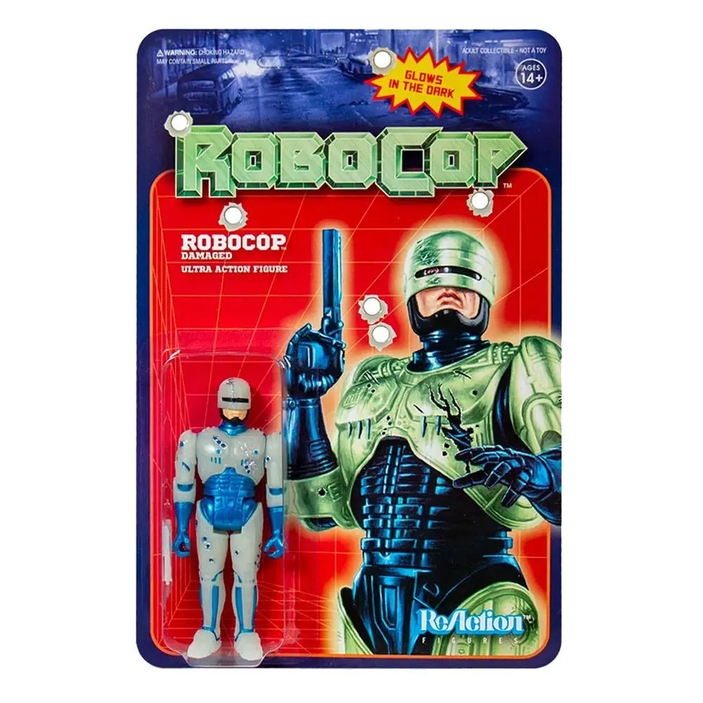 Robocop ReAction Robocop Battle Damaged (Glow in the Dark) akciófigura 10 cm termékfotó