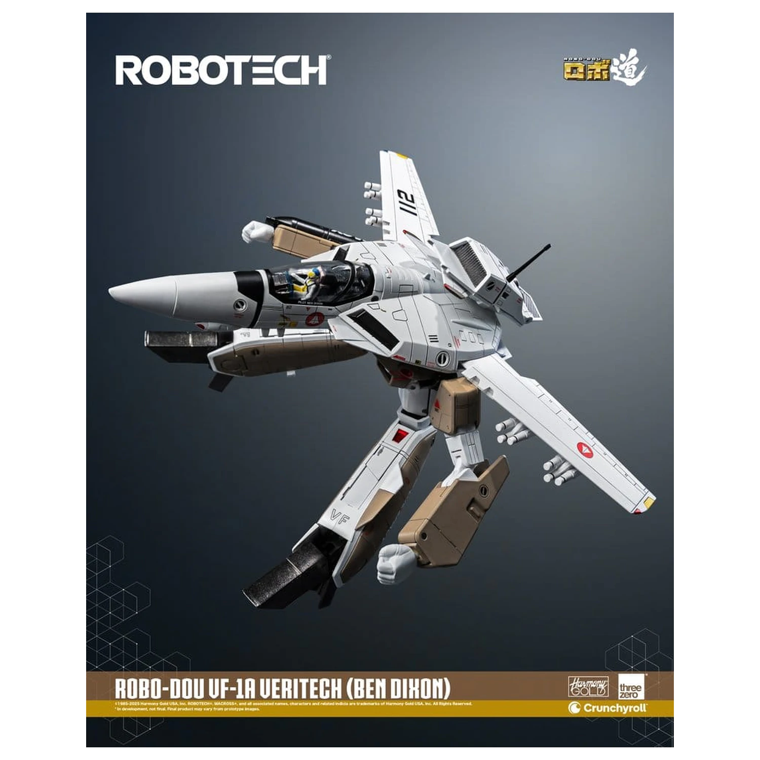 Robotech akciófigura ROBO-DOU VF-1A Veritech (Ben Dixon) 20 cm termékfotó