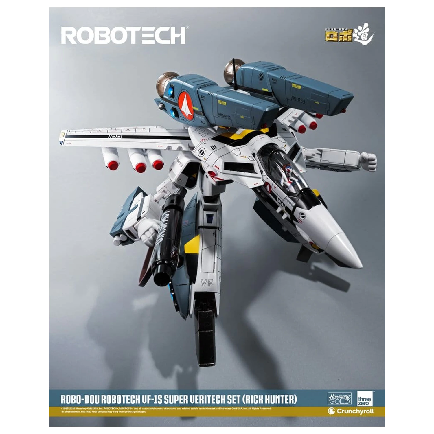 Robotech Robo-Dou akciófigura VF-1S Super Veritech Set (Rick Hunter) 20 cm termékfotó