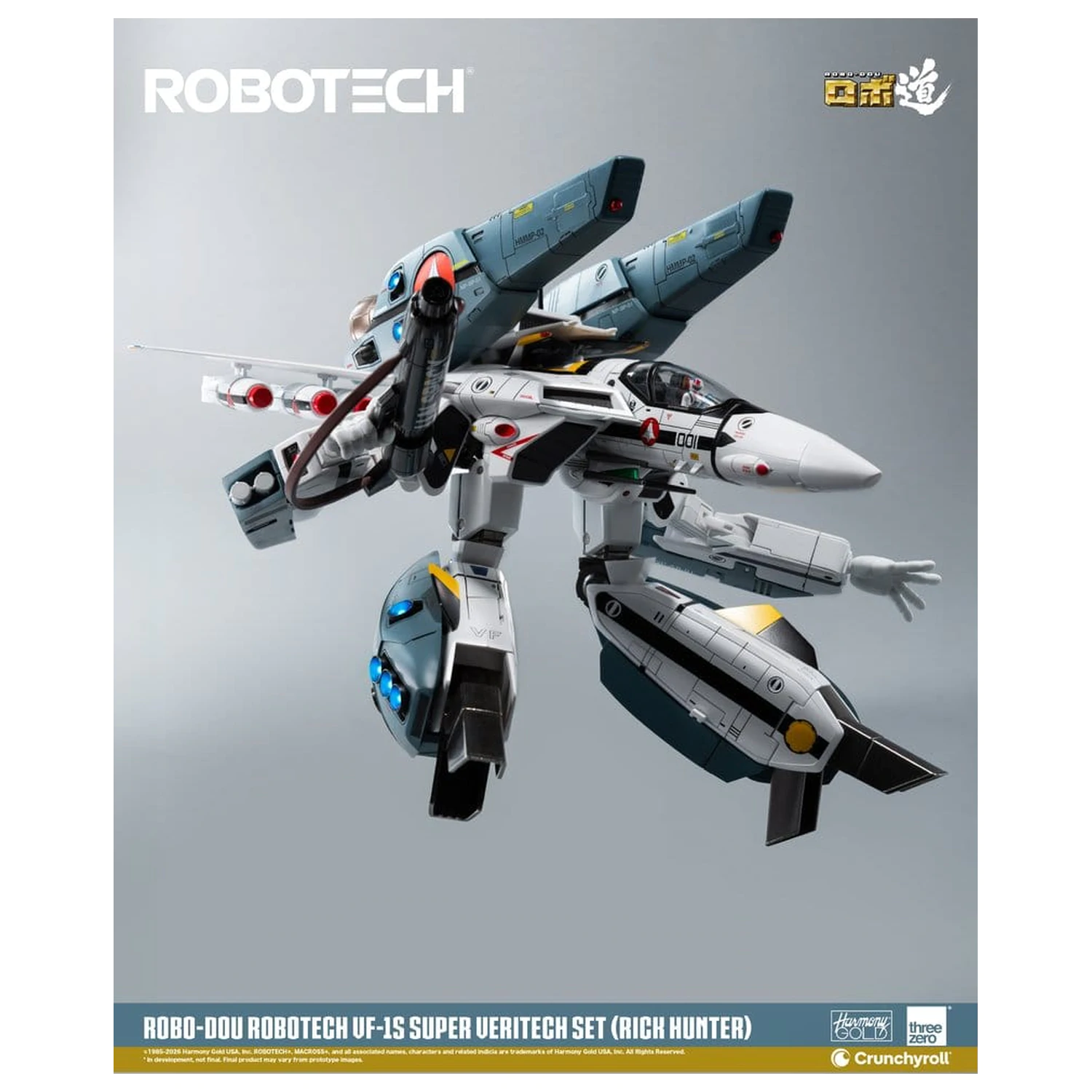 Robotech Robo-Dou akciófigura VF-1S Super Veritech Set (Rick Hunter) 20 cm termékfotó