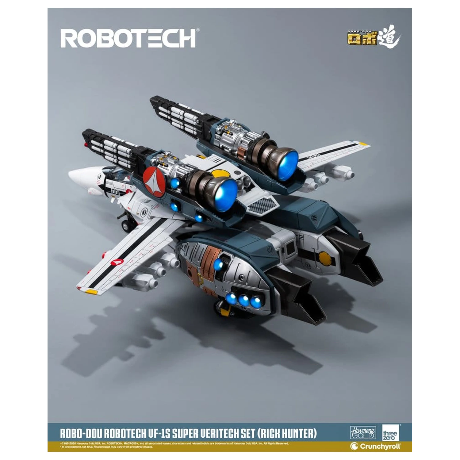 Robotech Robo-Dou akciófigura VF-1S Super Veritech Set (Rick Hunter) 20 cm termékfotó