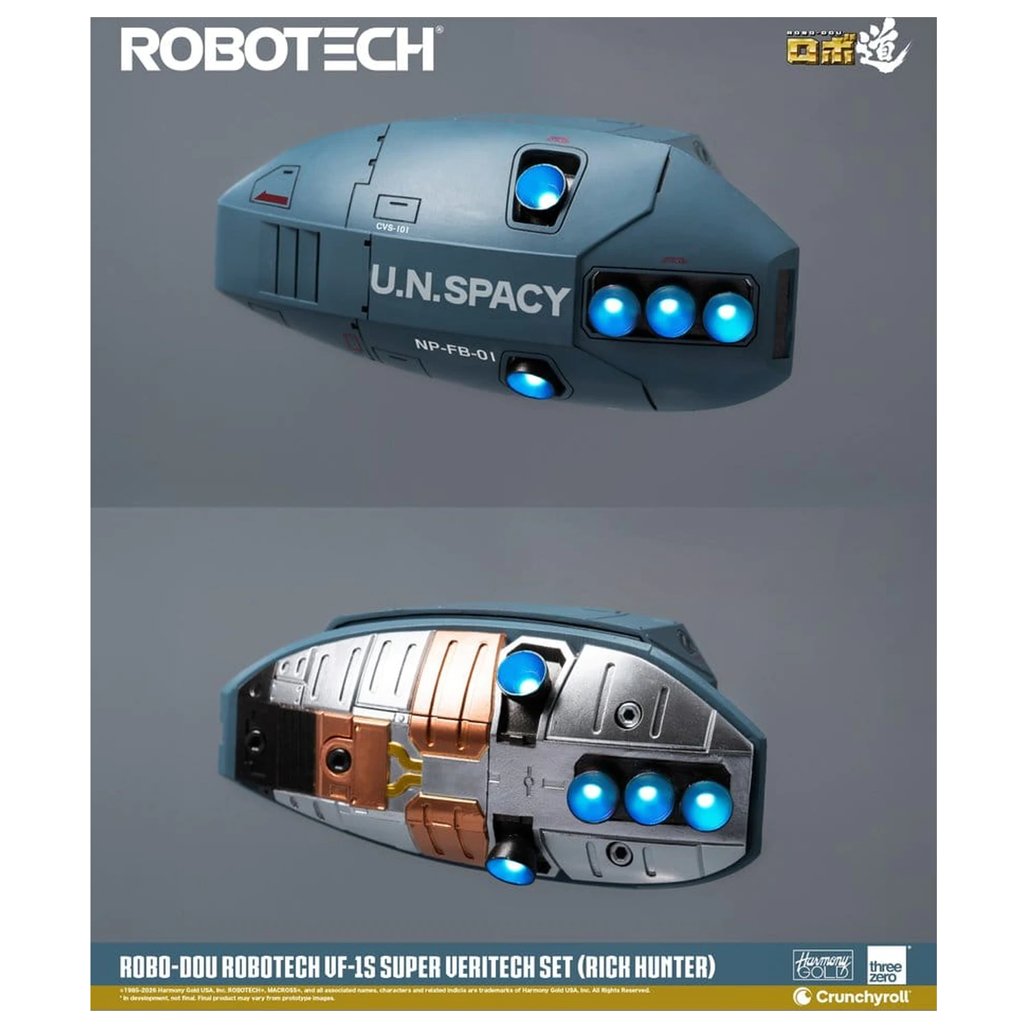 Robotech Robo-Dou akciófigura VF-1S Super Veritech Set (Rick Hunter) 20 cm termékfotó