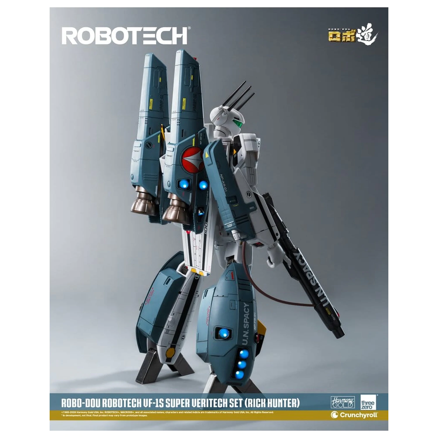Robotech Robo-Dou akciófigura VF-1S Super Veritech Set (Rick Hunter) 20 cm termékfotó