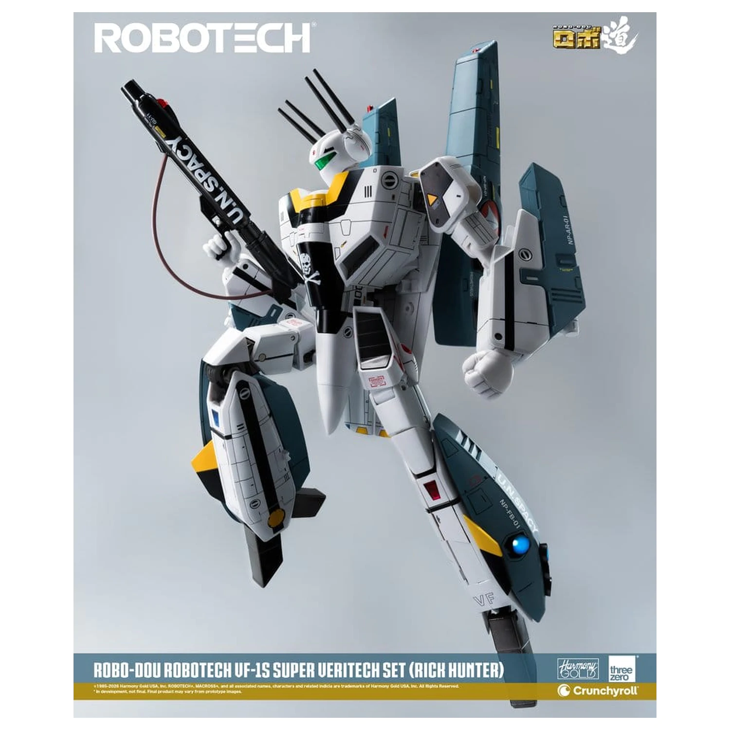 Robotech Robo-Dou akciófigura VF-1S Super Veritech Set (Rick Hunter) 20 cm termékfotó