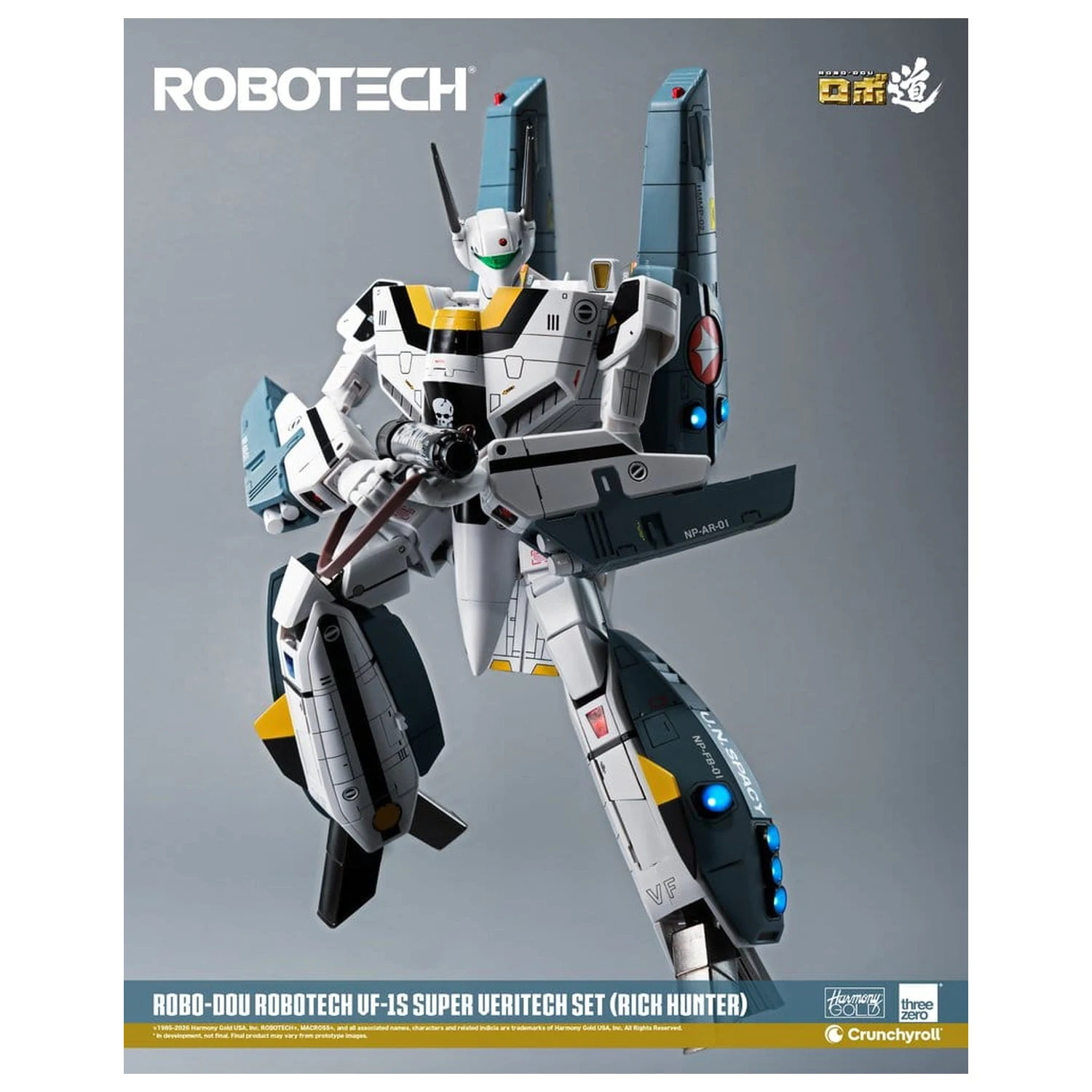 Robotech Robo-Dou akciófigura VF-1S Super Veritech Set (Rick Hunter) 20 cm termékfotó