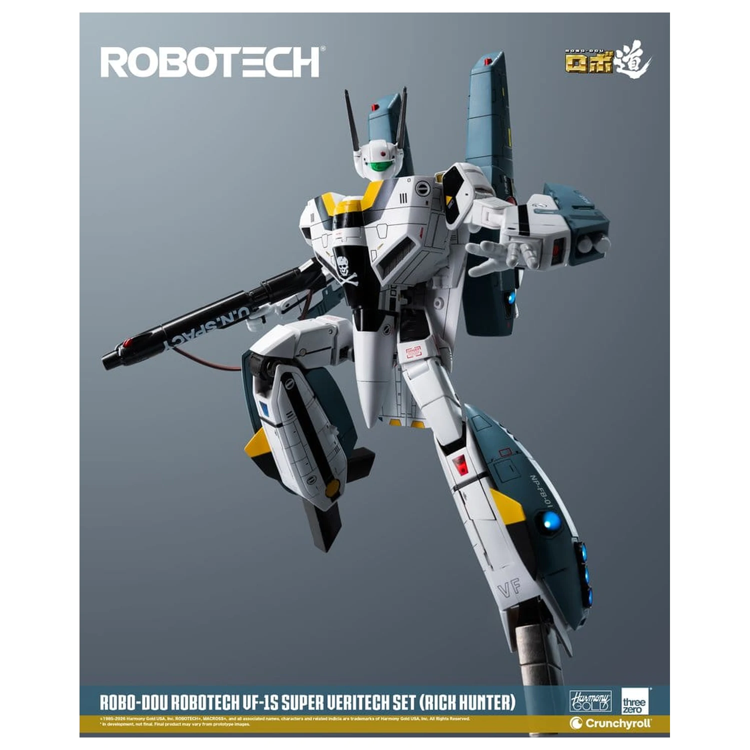 Robotech Robo-Dou akciófigura VF-1S Super Veritech Set (Rick Hunter) 20 cm termékfotó