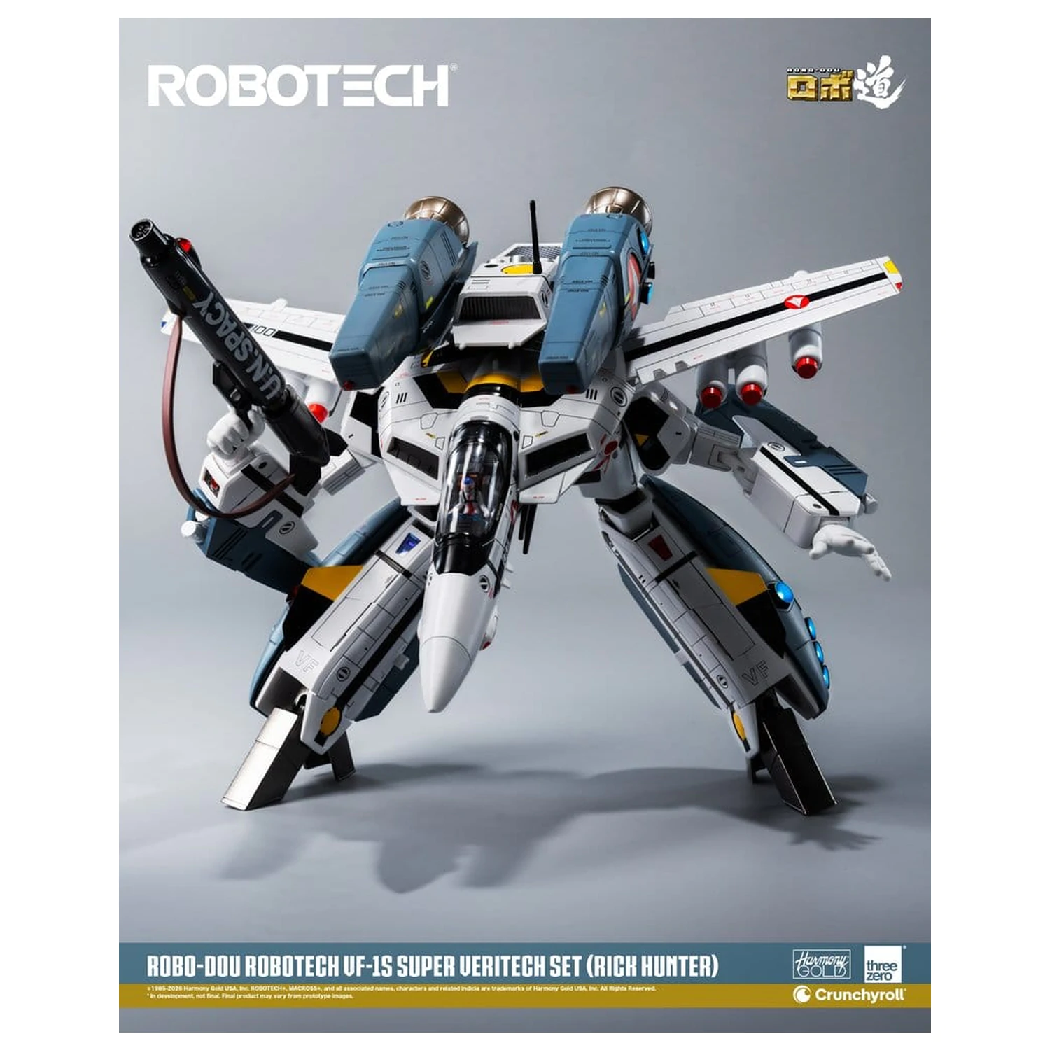 Robotech Robo-Dou akciófigura VF-1S Super Veritech Set (Rick Hunter) 20 cm termékfotó