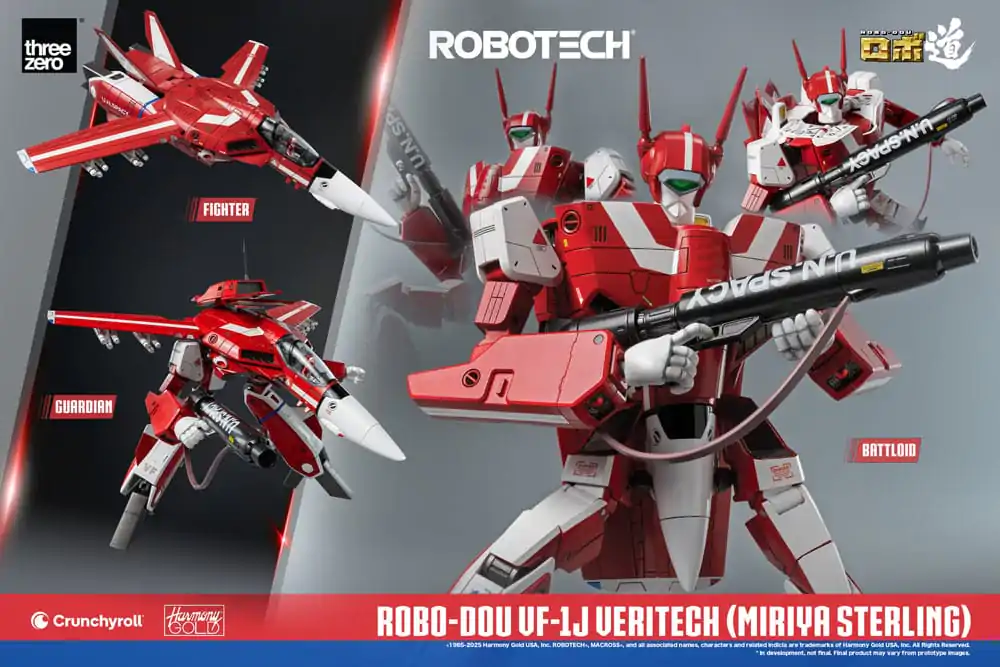 Robotech ROBO-DOU VF-1J Veritech (Miriya Sterling) akciófigura 20 cm termékfotó