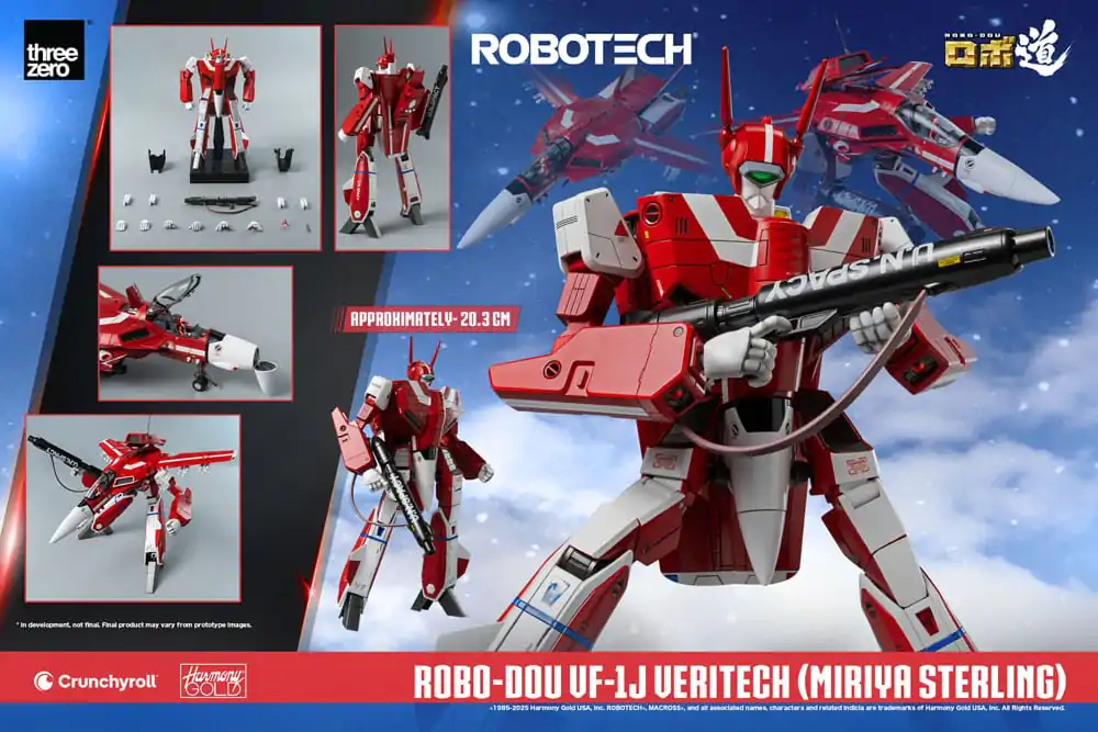 Robotech ROBO-DOU VF-1J Veritech (Miriya Sterling) akciófigura 20 cm termékfotó
