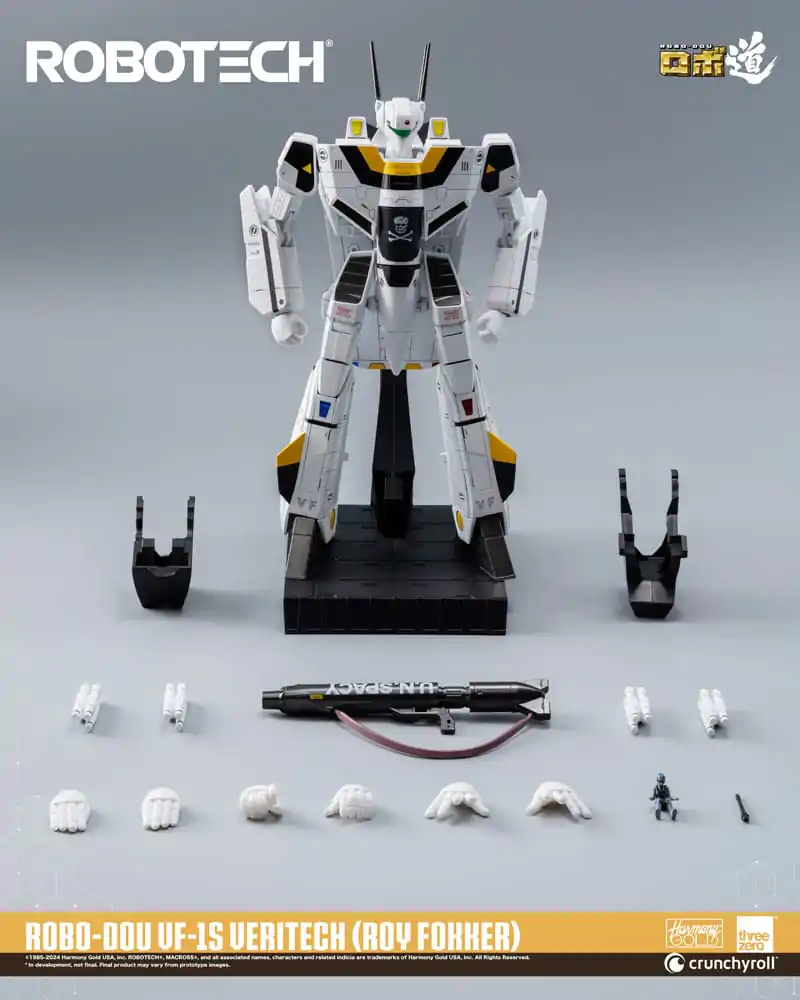 Robotech ROBO-DOU VF-1S Veritech (Roy Fokker) akciófigura 20 cm termékfotó