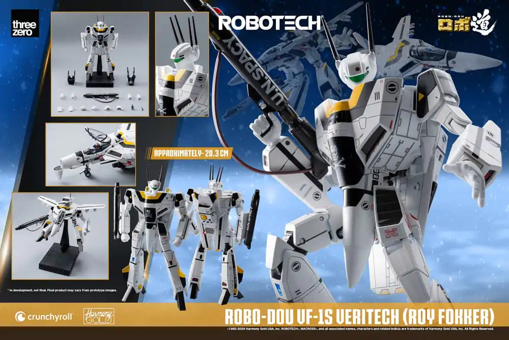 Robotech ROBO-DOU VF-1S Veritech (Roy Fokker) akciófigura 20 cm termékfotó