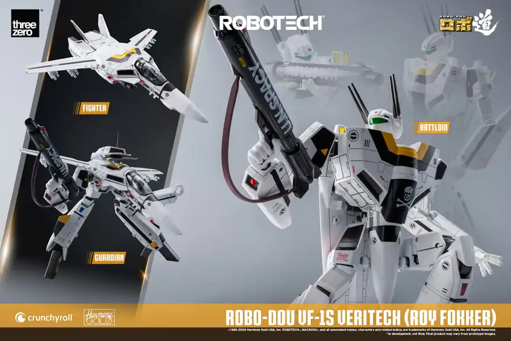 Robotech ROBO-DOU VF-1S Veritech (Roy Fokker) akciófigura 20 cm termékfotó