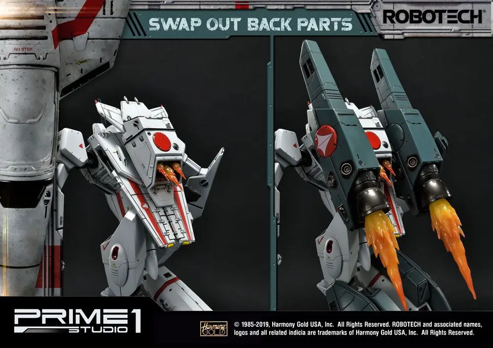 Robotech VF-1J Officer's Veritech Battloid Mode szobor figura 52 cm termékfotó