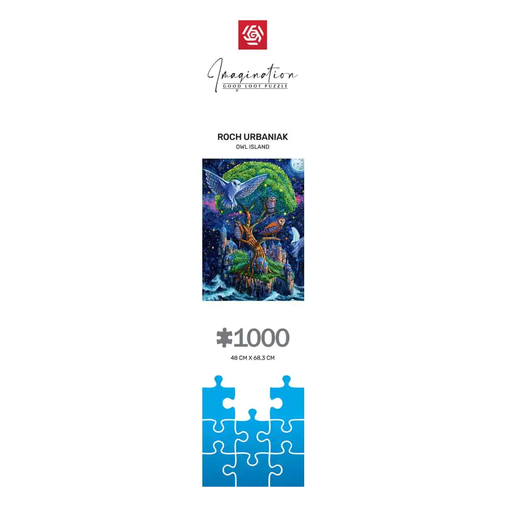 Roch Urbaniak Imagination Owl Island / Wyspa Sów puzzle (1000 darab) termékfotó