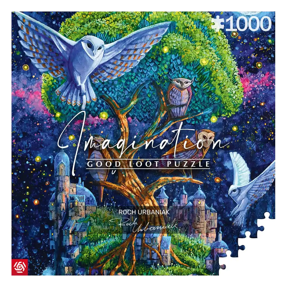 Roch Urbaniak Imagination Owl Island / Wyspa Sów puzzle (1000 darab) termékfotó