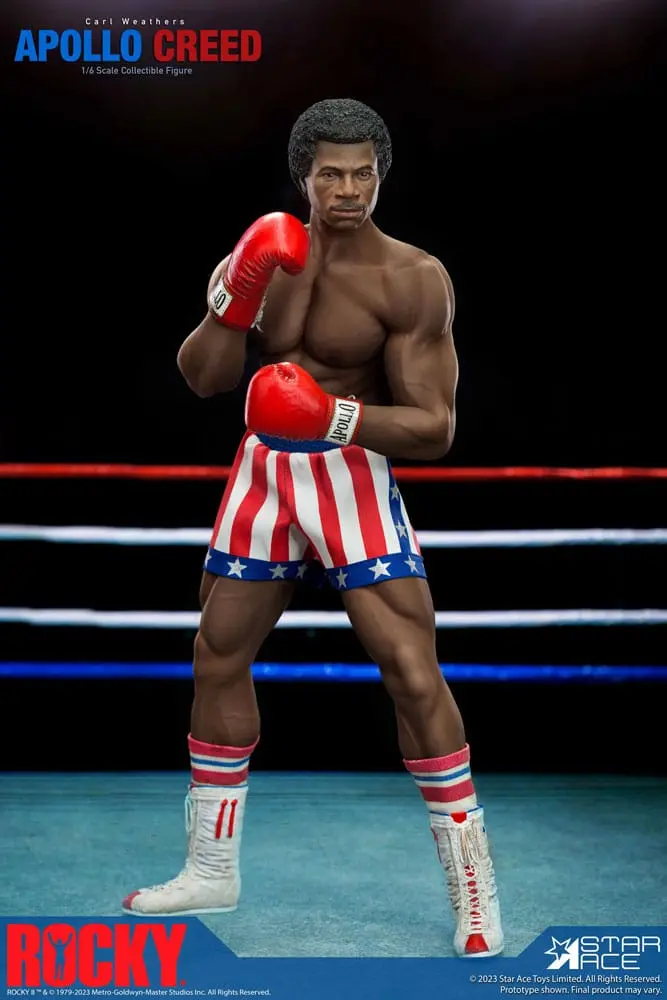 Rocky 1/6 Apollo Creed Deluxe Version szobor figura 36 cm termékfotó