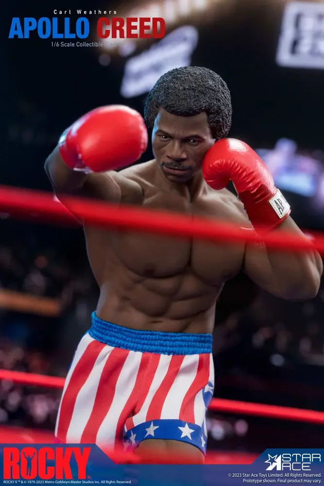 Rocky 1/6 Apollo Creed Deluxe Version szobor figura 36 cm termékfotó