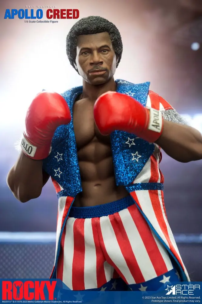 Rocky 1/6 Apollo Creed Deluxe Version szobor figura 36 cm termékfotó