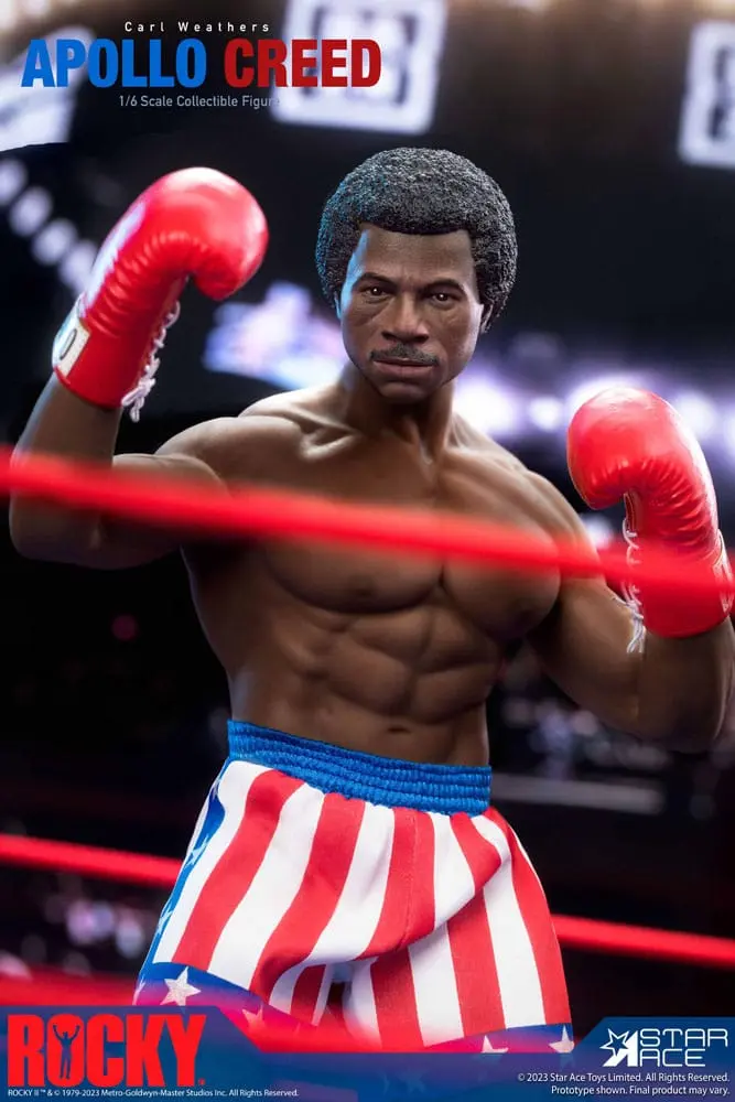 Rocky 1/6 Apollo Creed Deluxe Version szobor figura 36 cm termékfotó