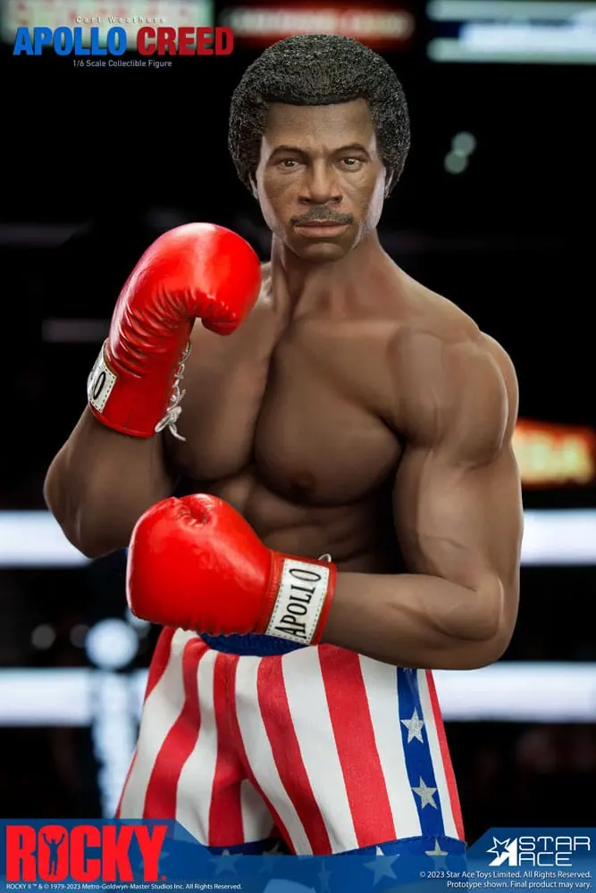 Rocky 1/6 Apollo Creed Deluxe Version szobor figura 36 cm termékfotó