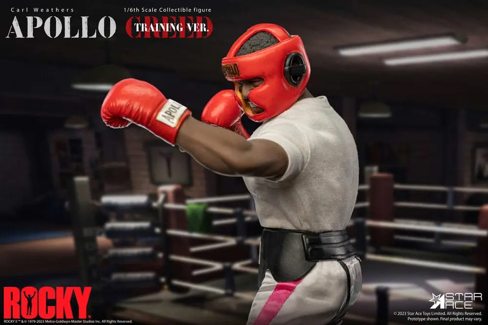 Rocky 1/6 Apollo Creed Deluxe Version szobor figura 36 cm termékfotó