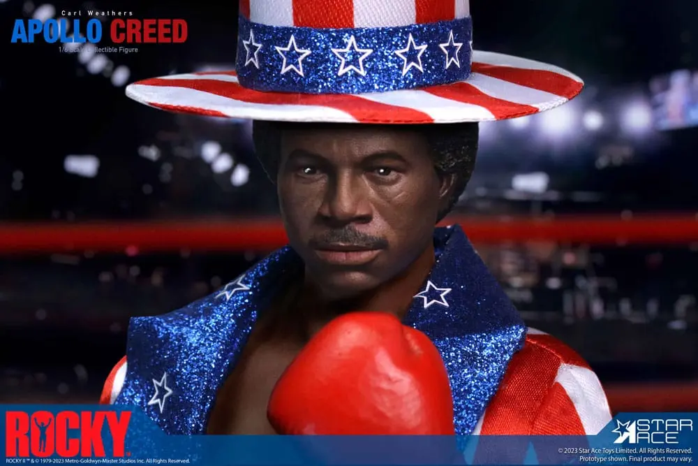 Rocky 1/6 Apollo Creed Deluxe Version szobor figura 36 cm termékfotó