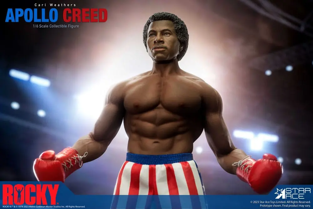 Rocky 1/6 Apollo Creed Deluxe Version szobor figura 36 cm termékfotó