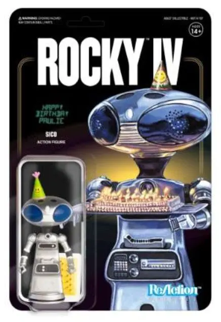 Rocky 4 ReAction Sico Paulie's Robot akciófigura 10 cm termékfotó