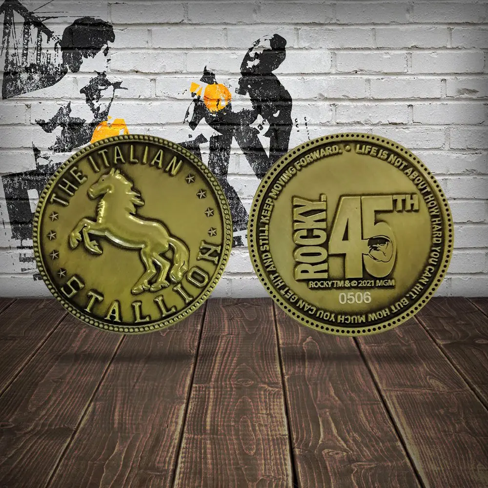 Rocky 45th Anniversary The Italian Stallion Gyűjthető érme Limitált kiadás termékfotó