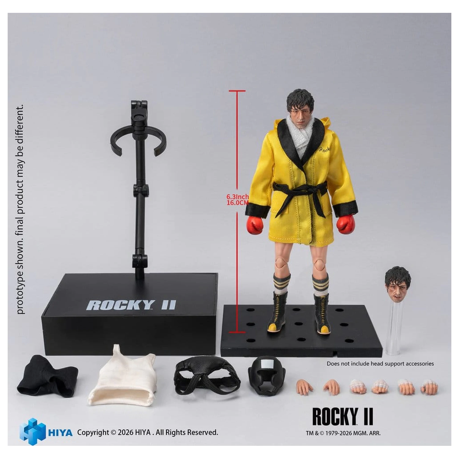 Rocky II Exquisite Super 1/12 Rocky Boxer Version akciófigura 16 cm termékfotó
