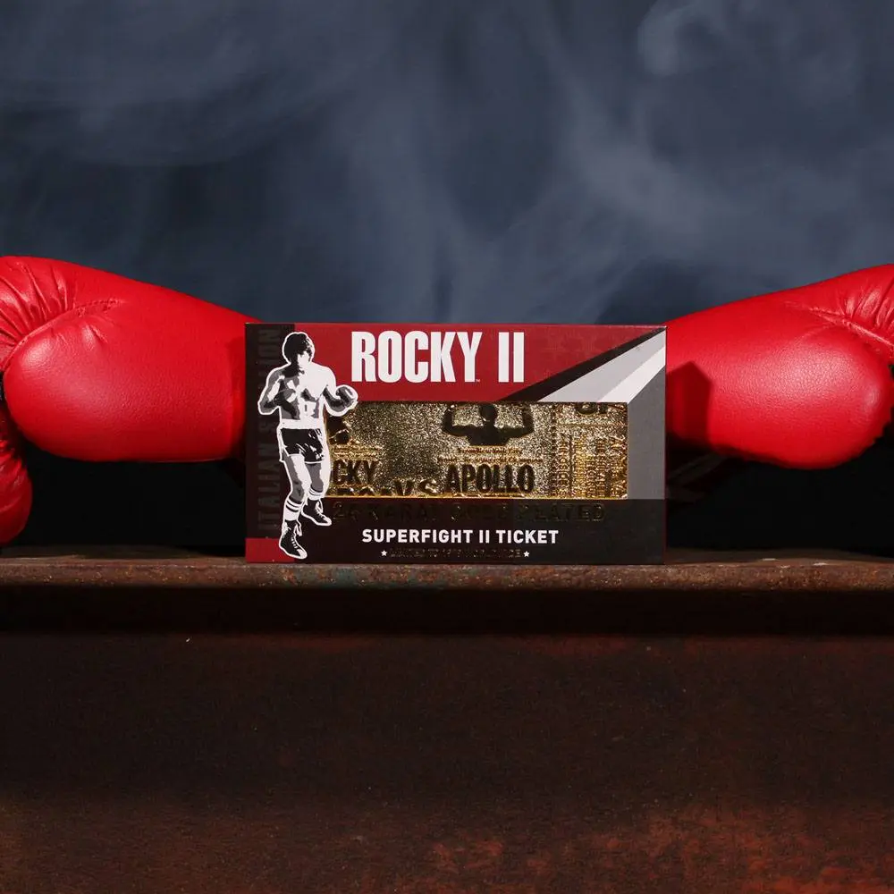 Rocky II Superfight II Ticket replika (aranyozott) termékfotó