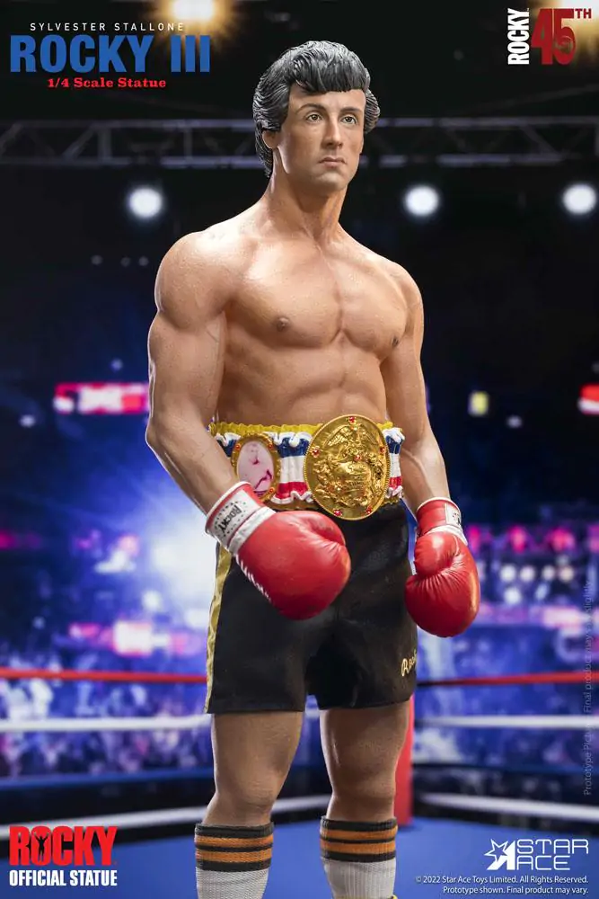 Rocky III 1/4 Rocky Balboa Deluxe Ver. szobor figura 46 cm termékfotó