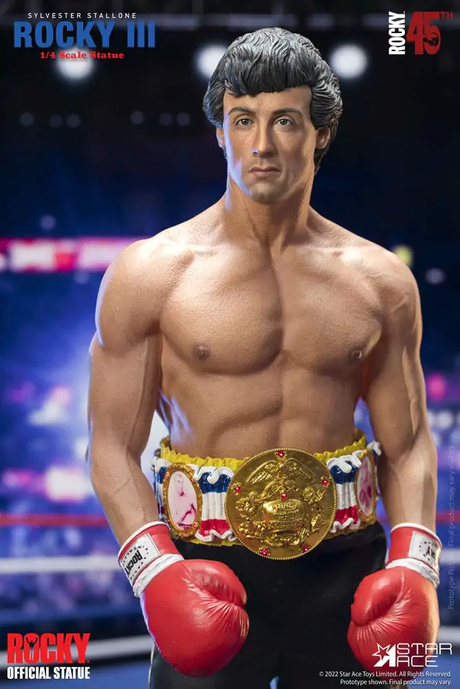 Rocky III 1/4 Rocky Balboa Deluxe Ver. szobor figura 46 cm termékfotó