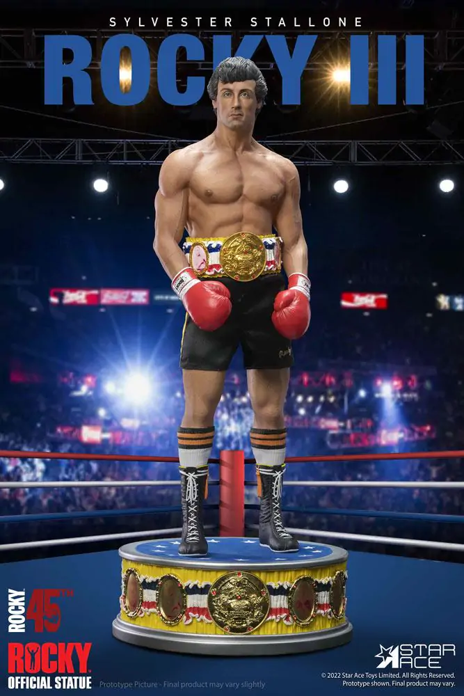 Rocky III 1/4 Rocky Balboa Deluxe Ver. szobor figura 46 cm termékfotó