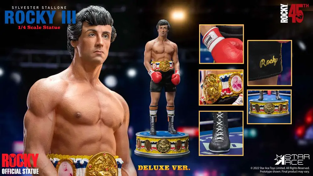 Rocky III 1/4 Rocky Balboa Deluxe Ver. szobor figura 46 cm termékfotó