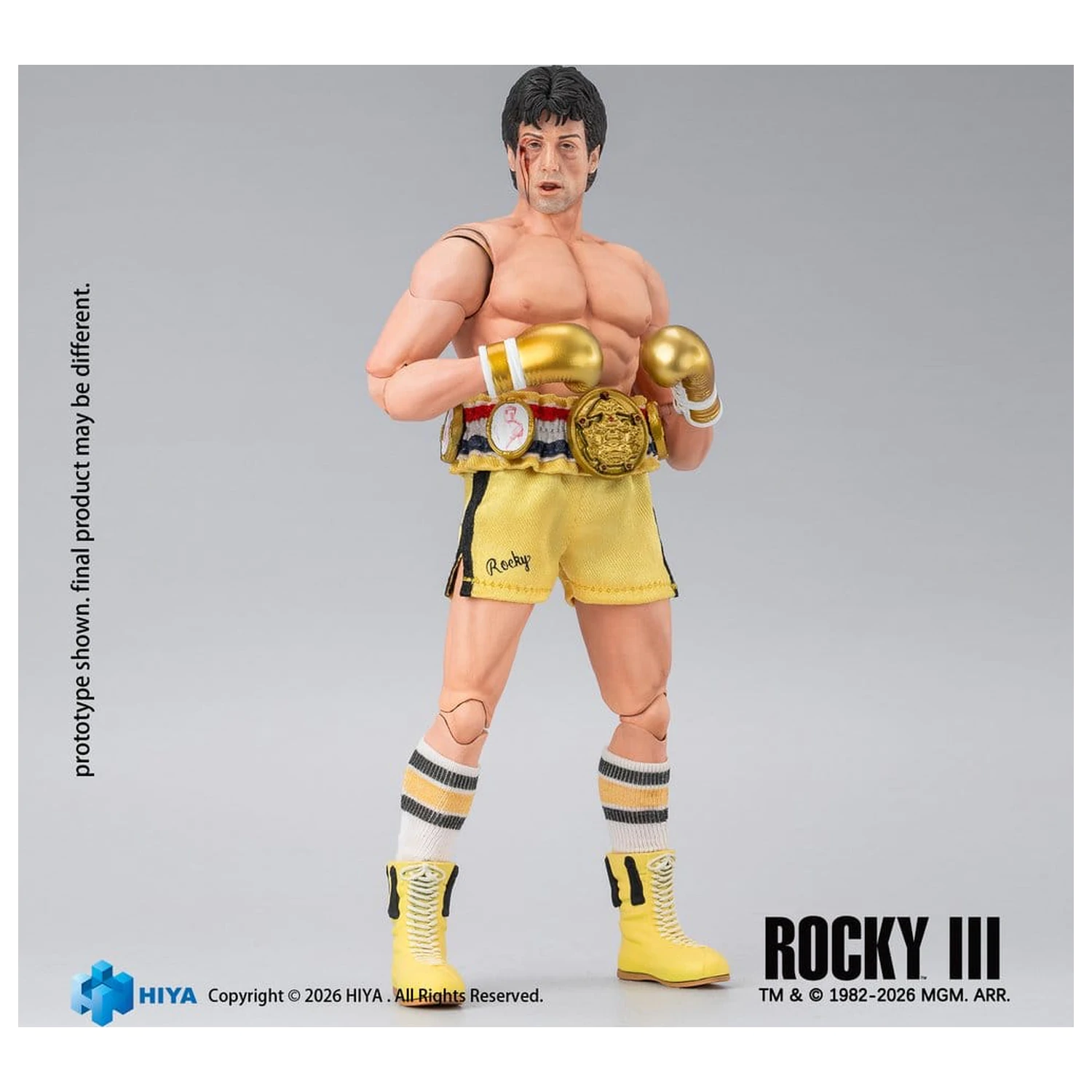 Rocky III Exquisite Super 1/12 Rocky Boxer Version akciófigura 16 cm termékfotó